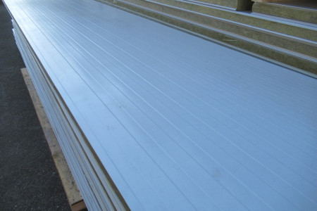195m² Gebruikte steenwol wandpanelen 80mm dik zeer nette staat